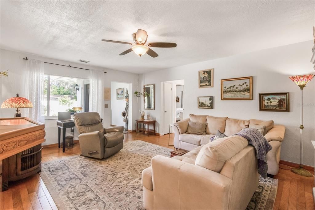 Spacious Open Living Room From Front Entry