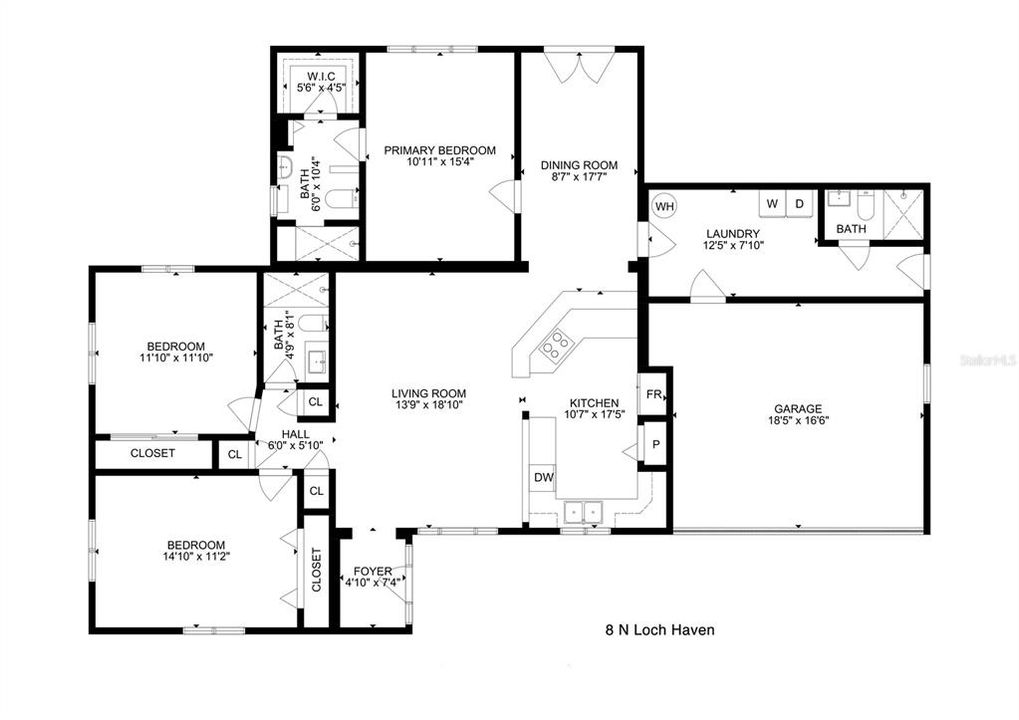 8 N Loch Haven Dr Floor Plan