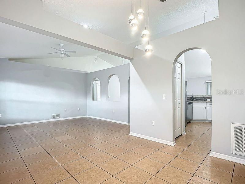 As you enter the home looking toward kitchen