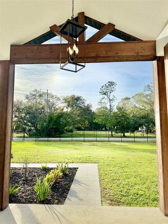 View of front enter & front yard through front doorfront door