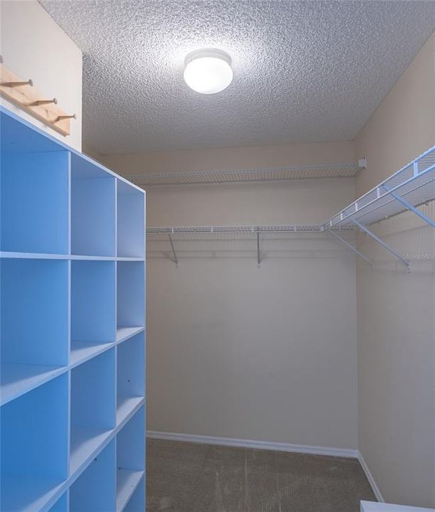 walk-in closet for primary