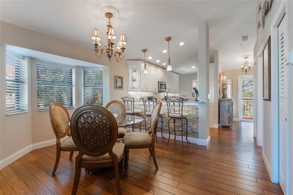 Dining Room with Bay Window