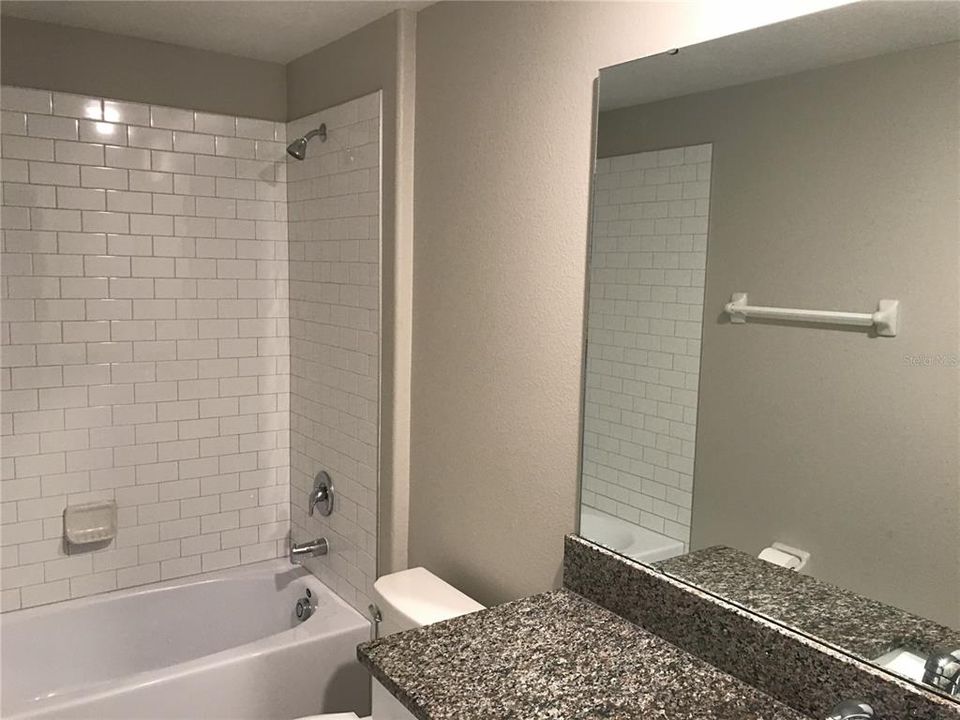 Secondary Bath also features a Linen Closet