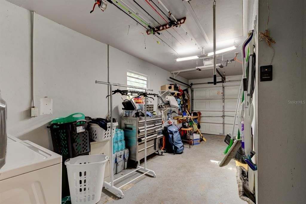 Utility room/storage in garage