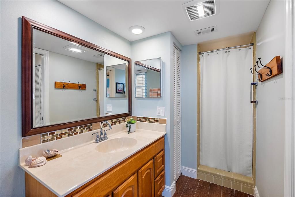 Primary Bath with walk-in shower