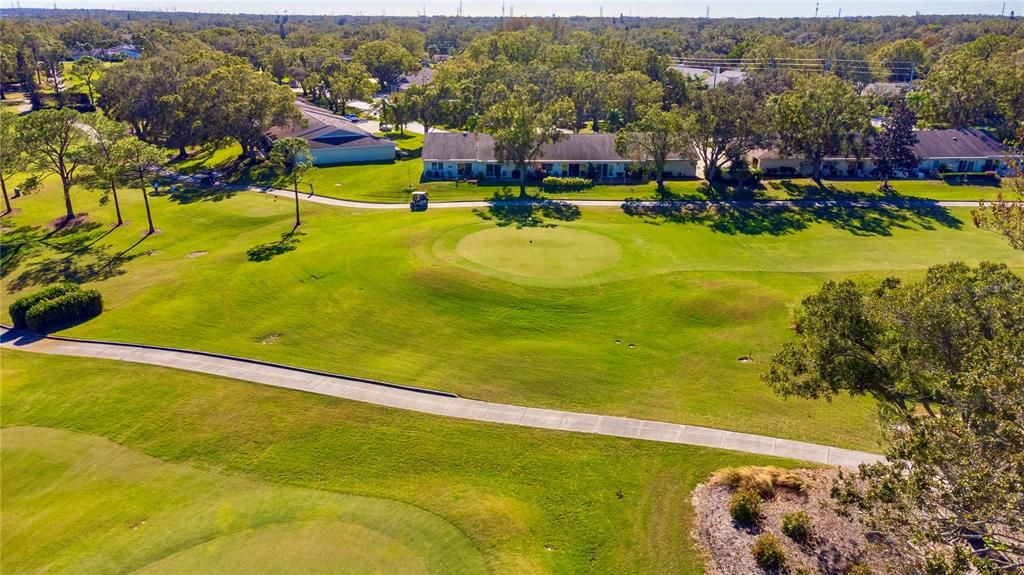 Golf course view.