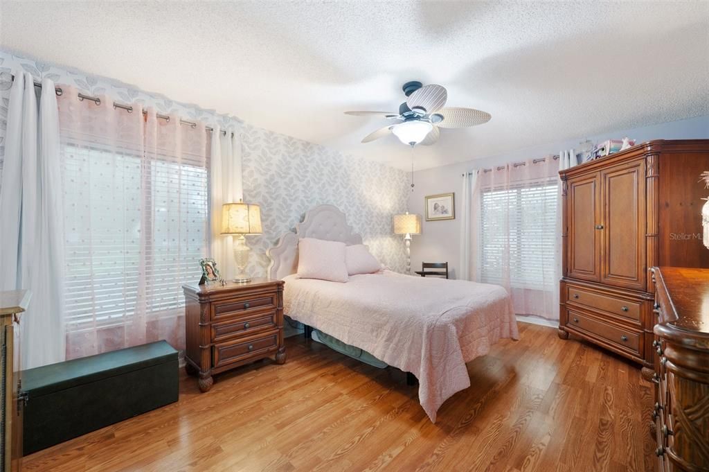 Spacious Primary Bedroom with plenty of natural light as an end-unit!