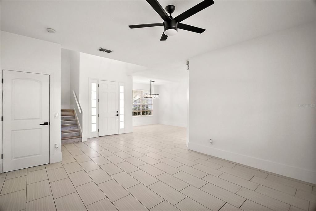 Interior Space - Foyer, Living Room,  Dining Room