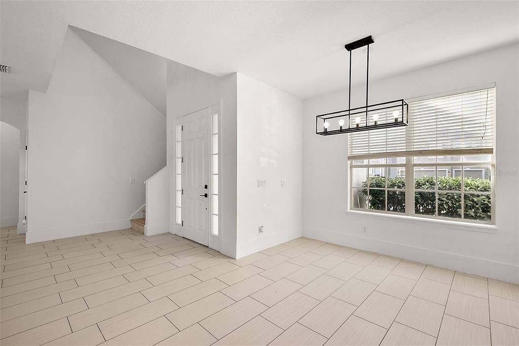 Foyer and Dining Room