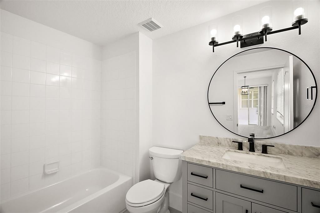 Downstairs Guest Bathroom off Family Room