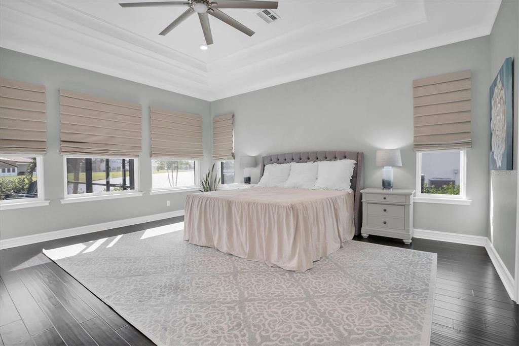 Owner's Ensuite Bedroom with Double Tray Ceiling