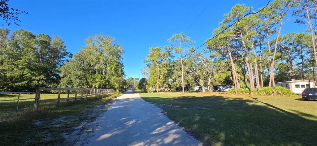 Street view West of lot.