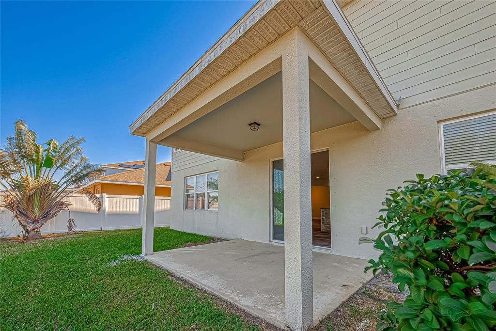 Covered patio