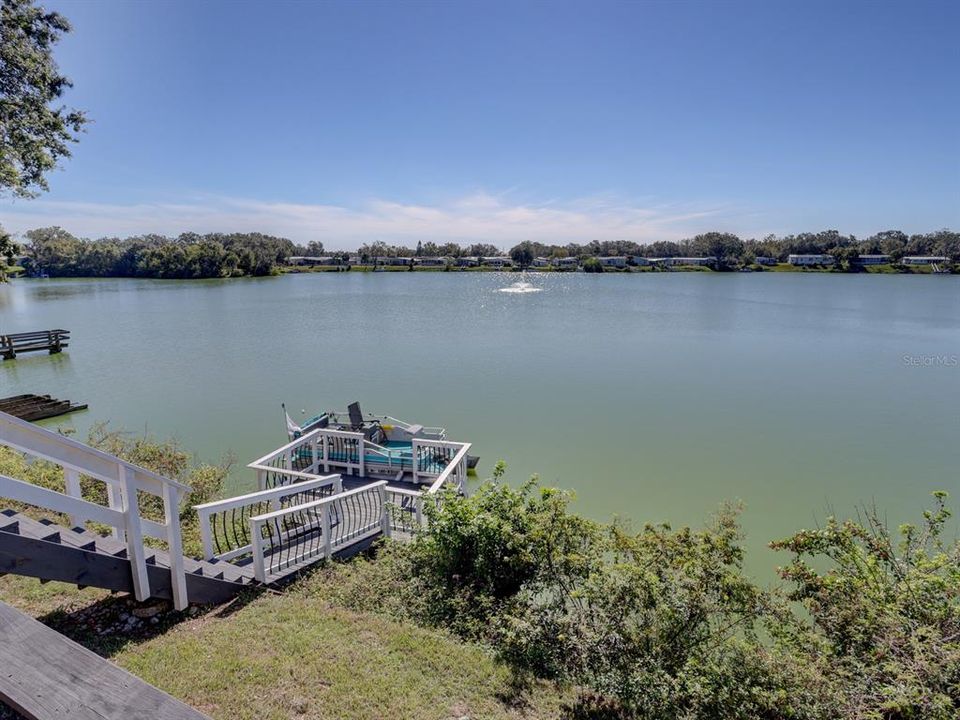 Dock with lake view.