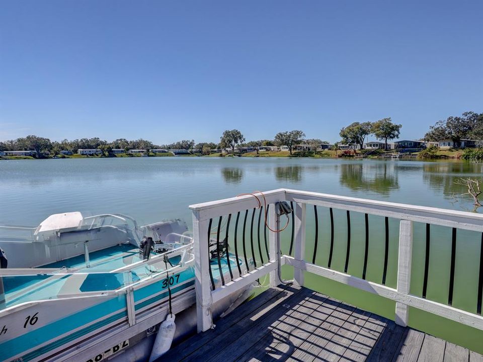 Dock with lake view