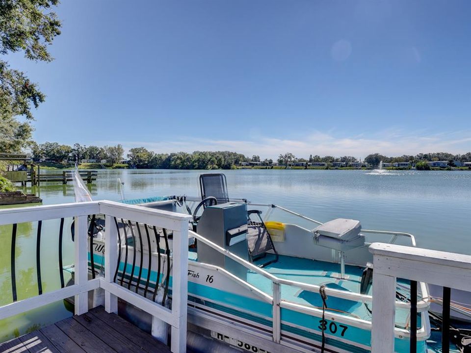 Dock with lake view.