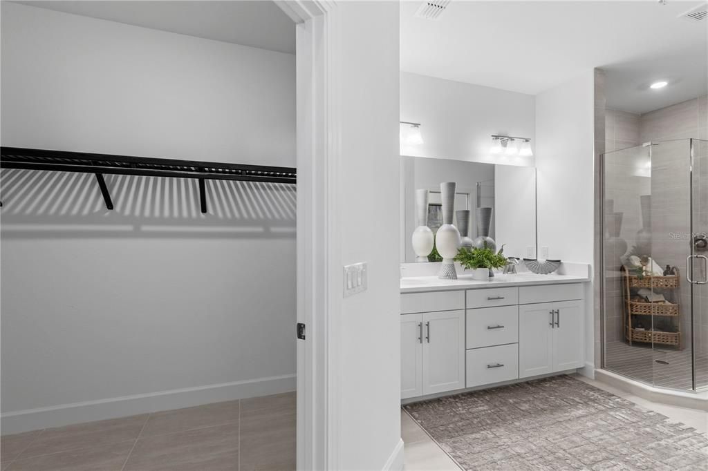 Master Bathroom / Walk-in Closet