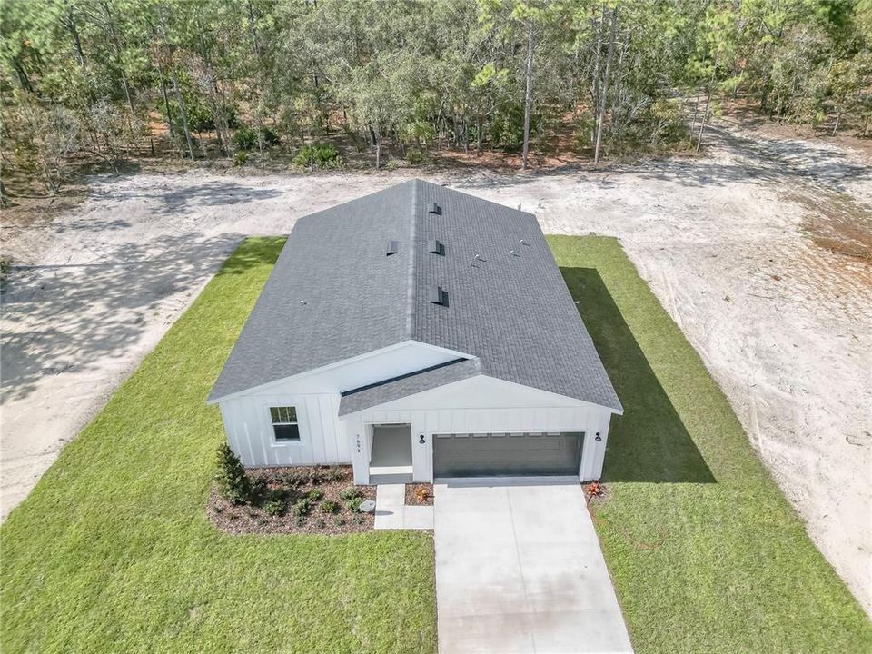 model home as example for home under construction