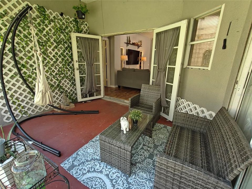 Covered Patio View