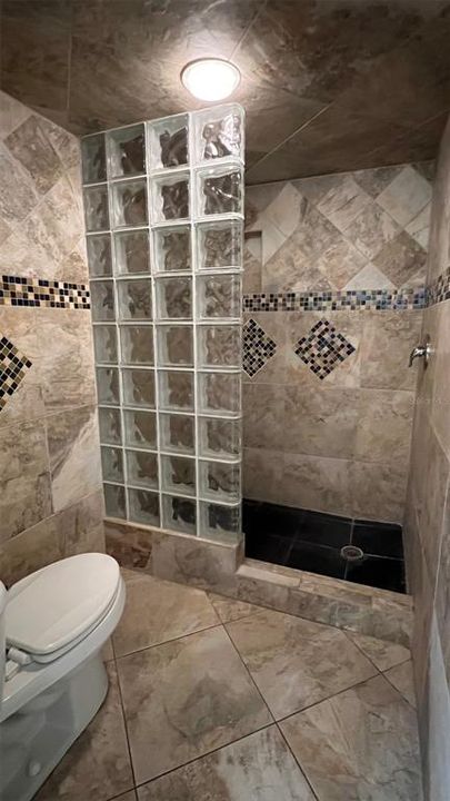 Impressive master bath with step in shower