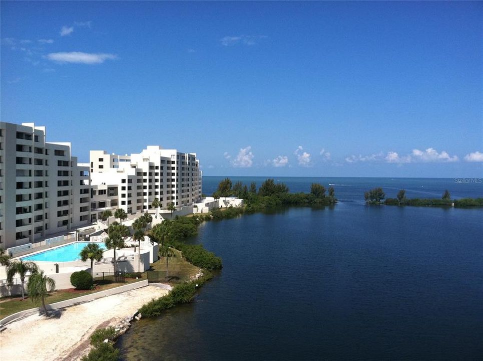 Private balcony view