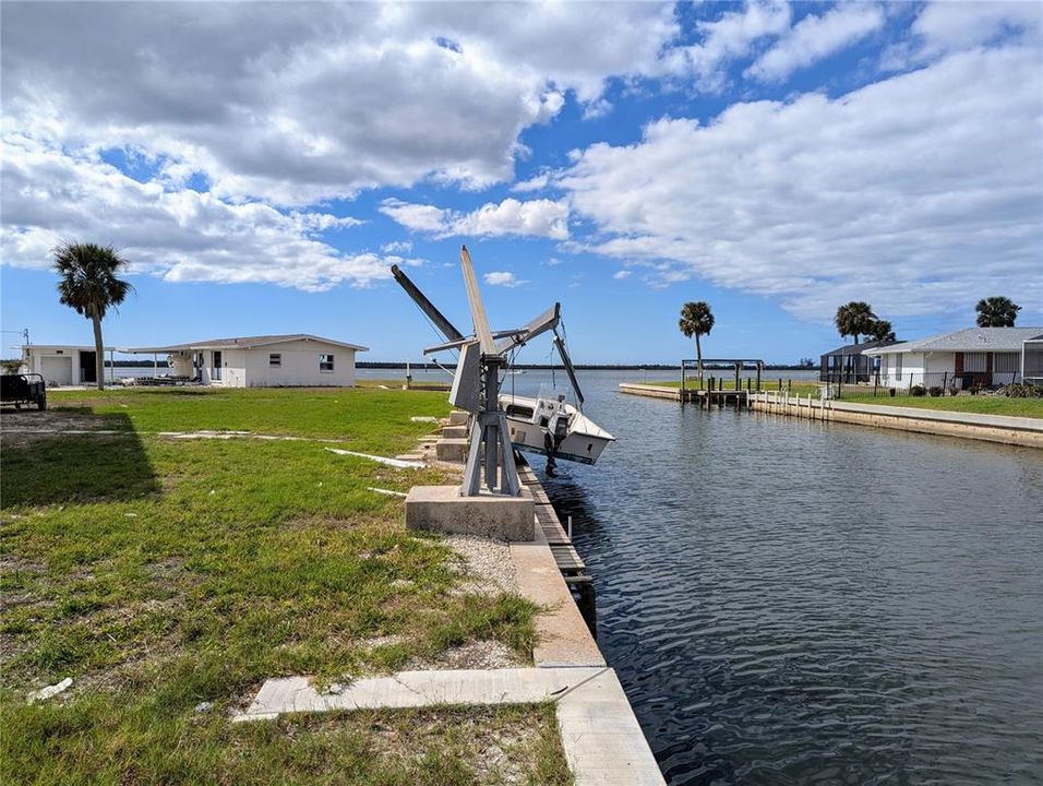 Canal is deep water out to intracoastal and pass to Gulf of Mexico