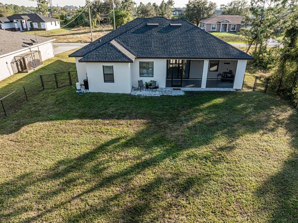 Back yard aerial