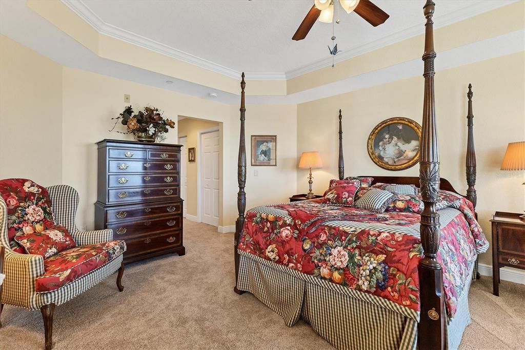 Coffered Ceiling with Crown Molding