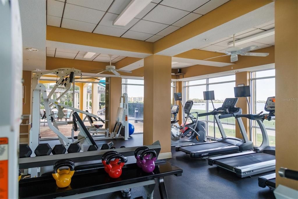 FITNESS ROOM BEING REMODELED