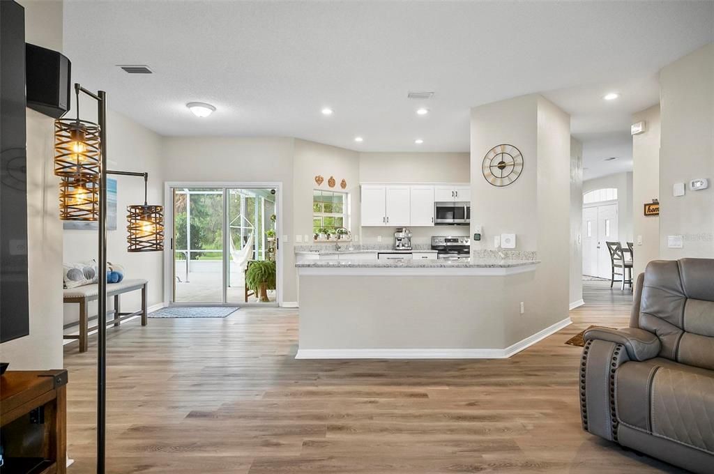 Family Room & Kitchen