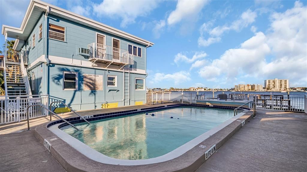 Pool overlooking the Intracoastal