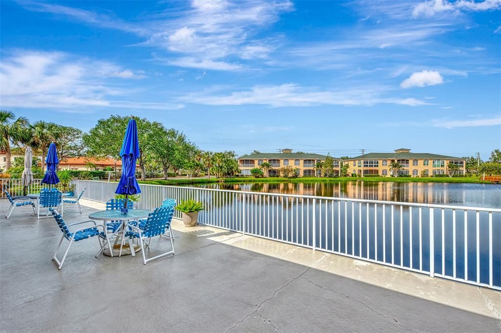 Outdoor Patio of the Clubhouse