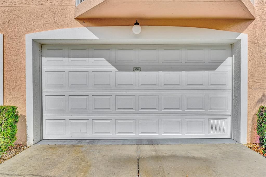 Two-car garage is included. Access door to your garage through the courtyard always being under cover.