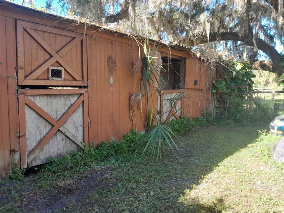 FIVE STABLES (NEEDS TO BE RENOVATED)