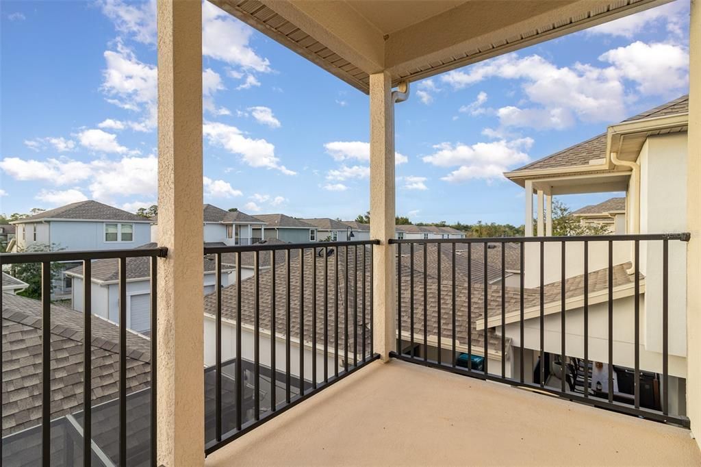 Primary bedroom balcony