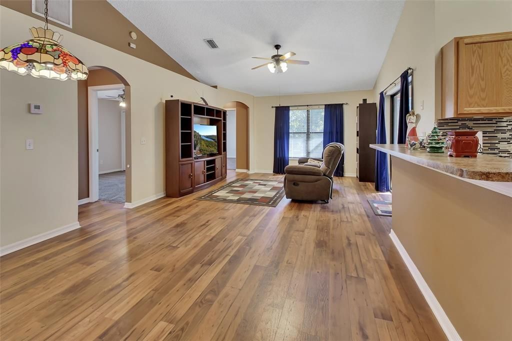 Dinette into Family room