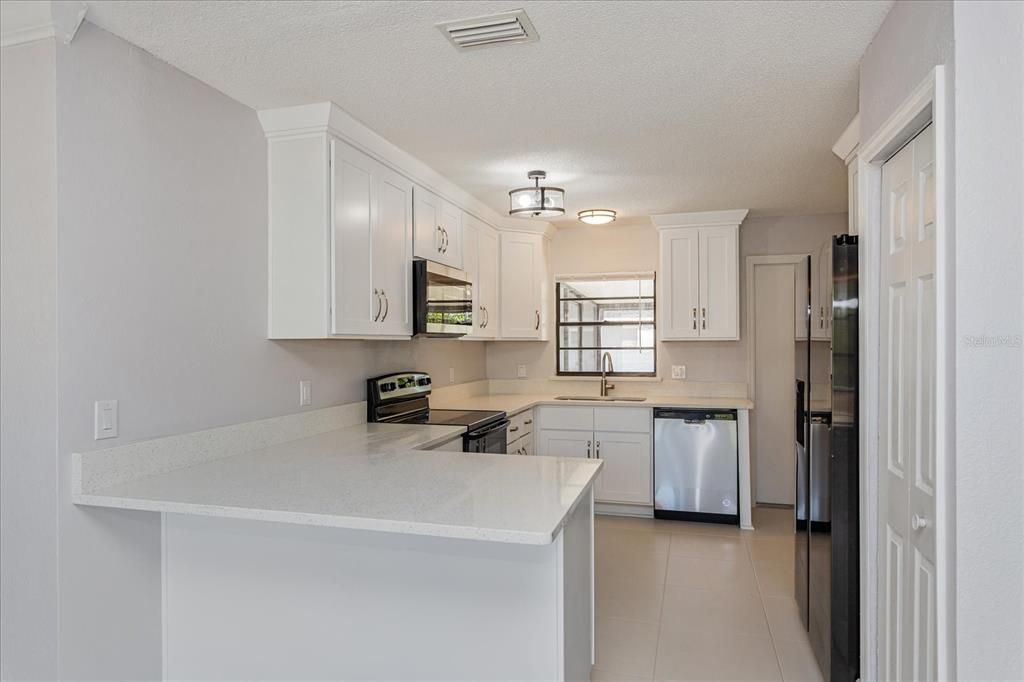 Looking into kitchen from Dining