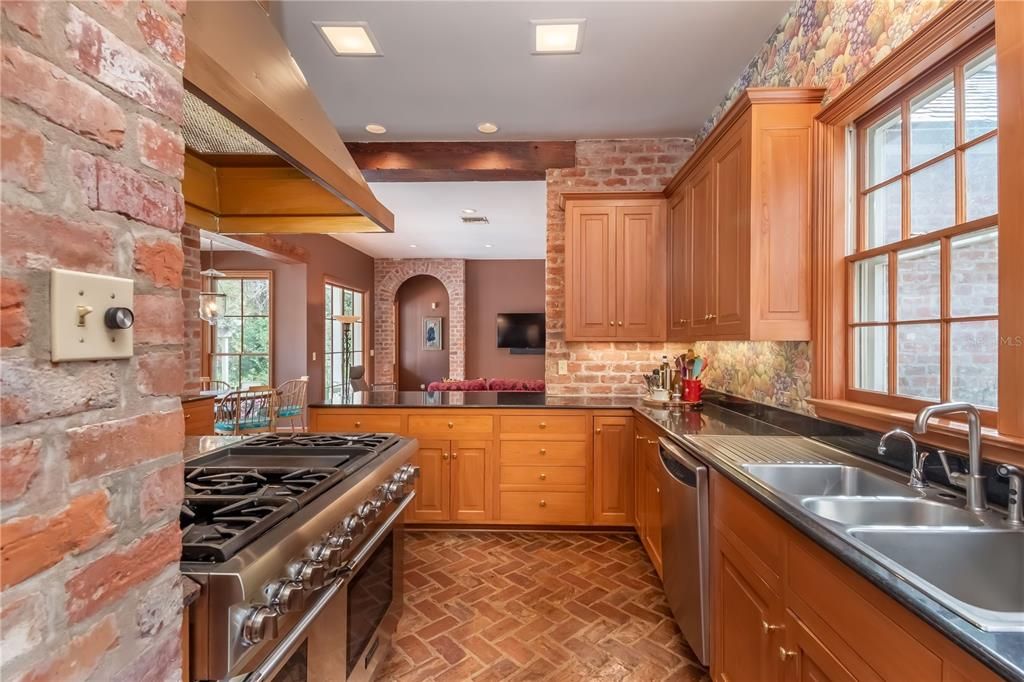 Kitchen is Open to Family Room