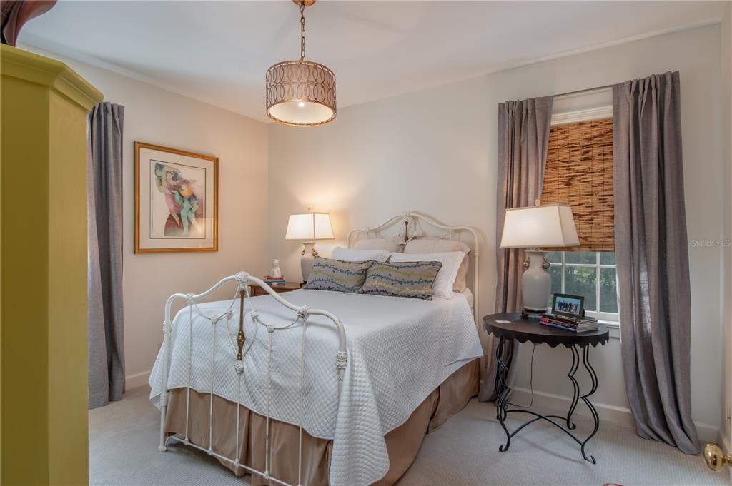 One of Two Second Floor Bedrooms with Walk in Closet