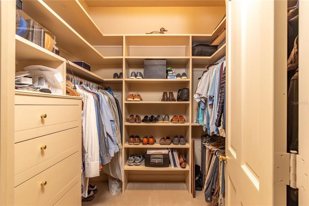 One of Two Owners' Closets