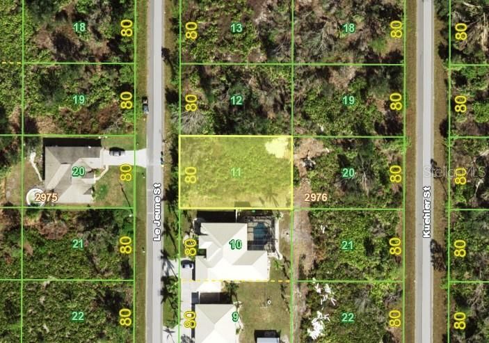 County map of lot