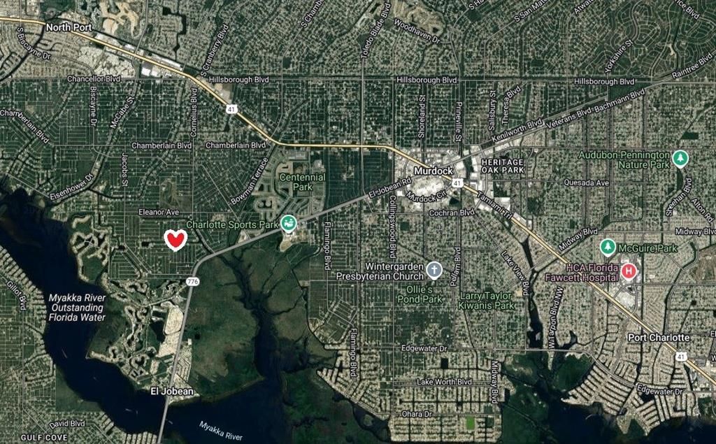 Location in Port Charlotte