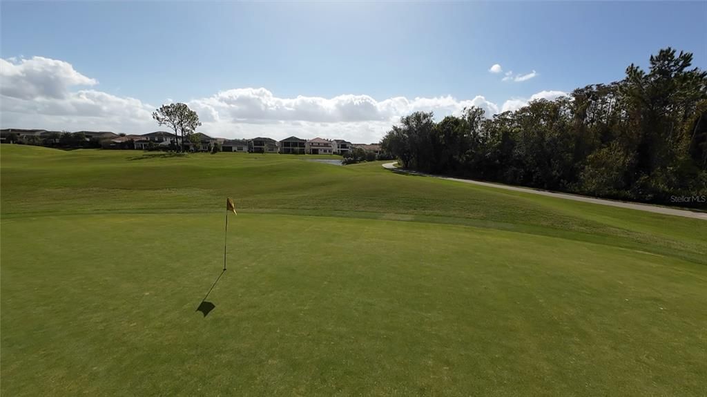 Golf view from the back of the house  Hole #3