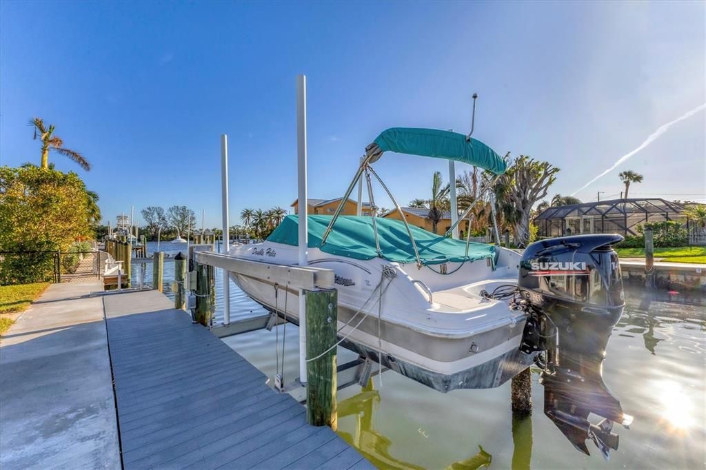 Composite dock/boat lift