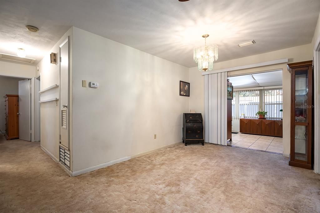 Dining Room and Hall to Bedrooms