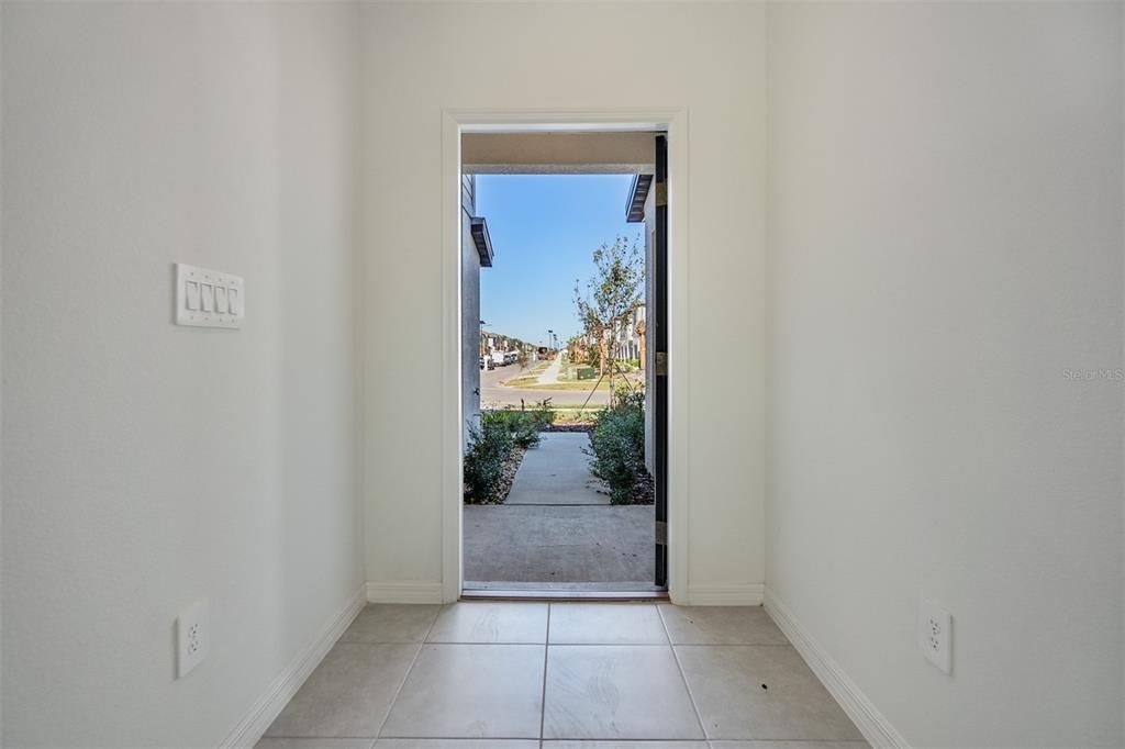 Foyer to greet guests