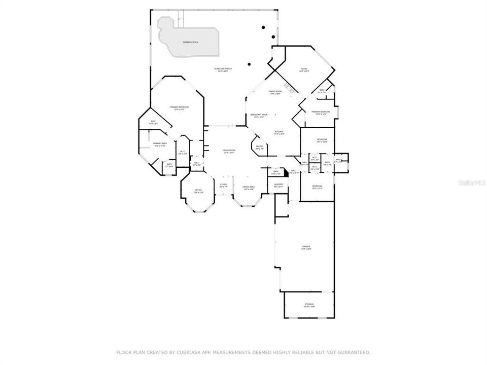 Floor Plan of Home.