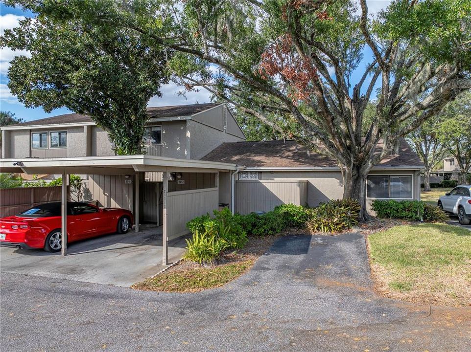 Entry with Carport