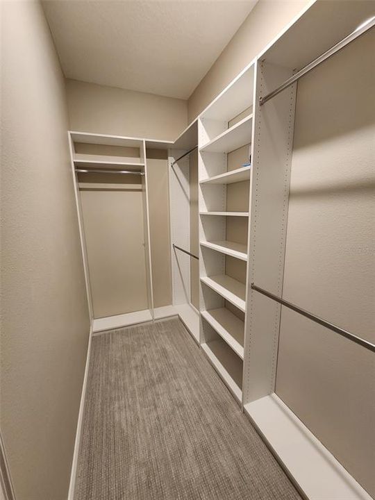 Her walk-in closet