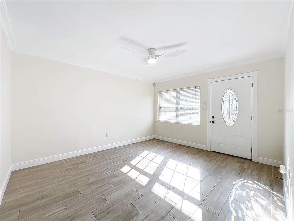 Main entry and living room